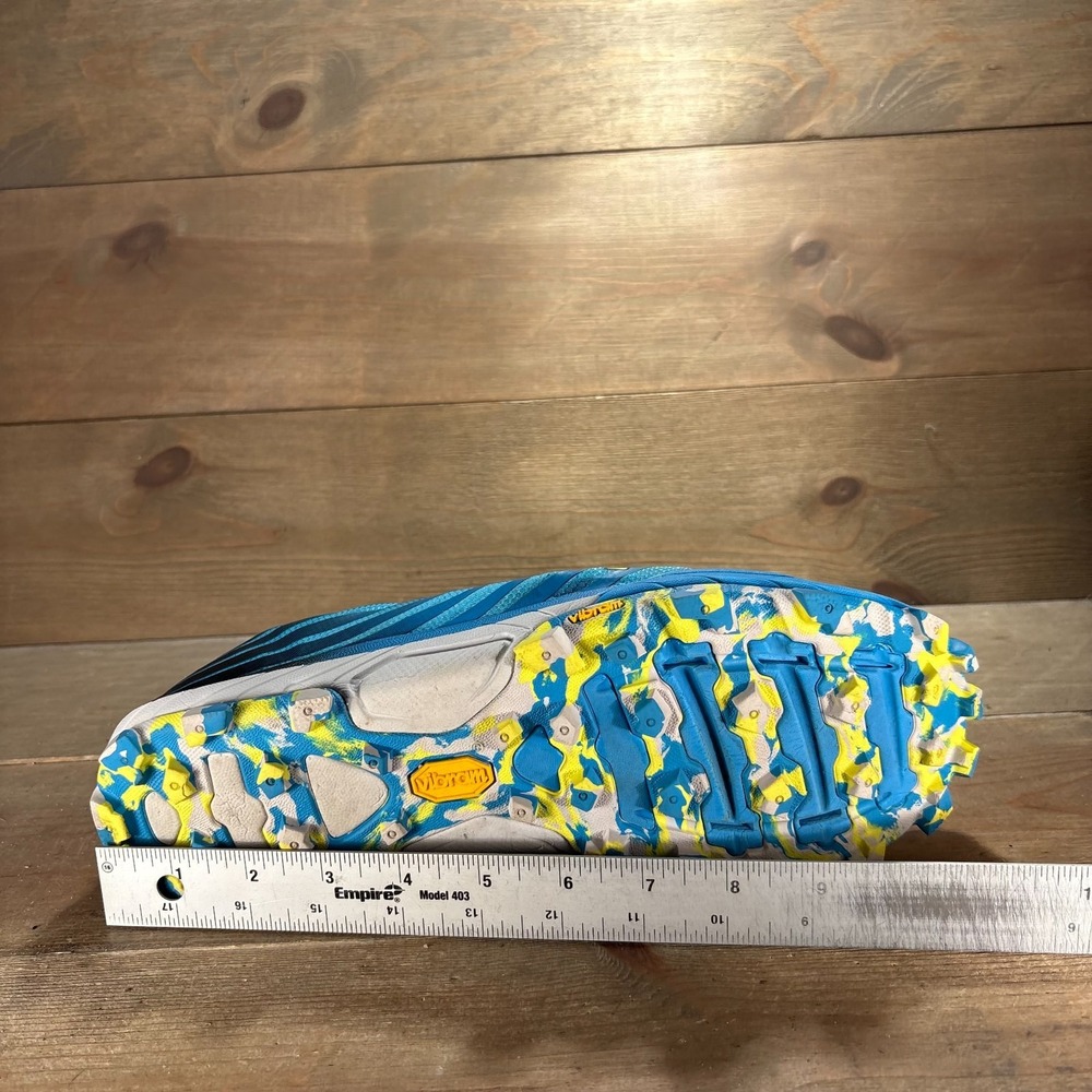 Hoka Evo Jawz Mens size 11.5 shoes Blue hiking Sole trail running shoes - Picture 8 of 9